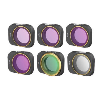 Zestaw 6 filtrów UV+CPL+ND 4/8/16/32 Sunnylife do DJI Mini 3 Pro (MM3-FI419)