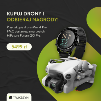 (Zestaw) Dron DJI Mini 4 Pro Fly More Combo (RC 2) + Smartwatch HiFuture Future GO Pro