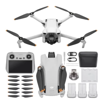 MEGABOX Dron DJI Mini 3 Fly More Combo (DJI RC) + DJI Care Refresh (plan roczny) + Karta pamięci SANDISK EXTREME PRO 128GB