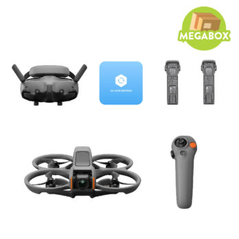 MEGABOX DJI Avata 2 Fly More Combo (Jedna Bateria) + bateria DJI Avata 2 + DJI Care Refresh (dwuletni plan)