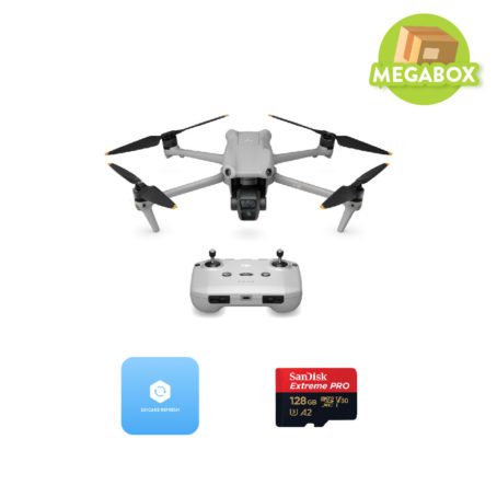 MEGABOX Dron Air 3 (RC-N2) + DJI Care Refresh (plan roczny) + Karta pamięci SANDISK EXTREME PRO 128GB