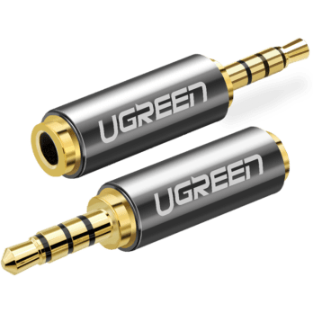 Adapter / przejściówka UGREEN 20501 z 2,5 mm micro jack (męski) na 3,5 mm mini jack (żeński)