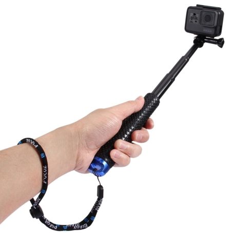 Selfie Stick Puluz do kamer sportowych (czarny) - obrazek 3