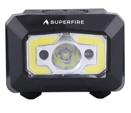 Latarka czołowa Superfire X30, 340lm, USB - obrazek 3