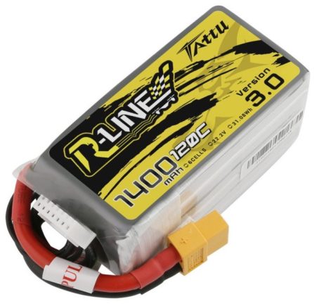 Tattu R-Line 3.0 1400mAh 22.2V 120C 6S1P XT60 Battery - obrazek 3