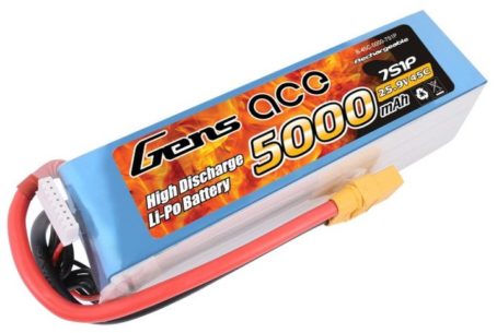 Akumulator Gens Ace 5000mAh 25.9V 45C 7S1P XT90 - obrazek 3
