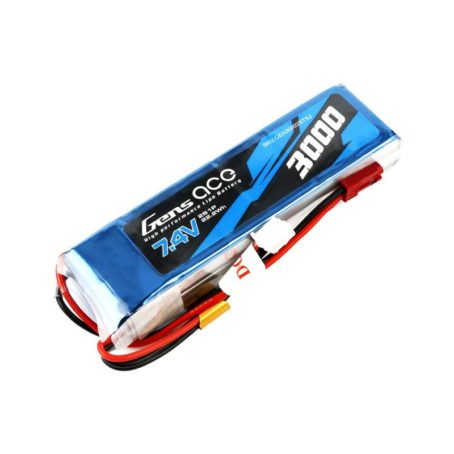 Akumulator Gens Ace 3000mAh 7.4V 1C 2S1P LiPo - obrazek 3