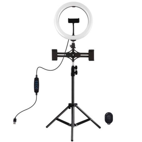Lampa pierścieniowa / statyw PULUZ LED 26cm 3x Smartfon PKT3070B - obrazek 3