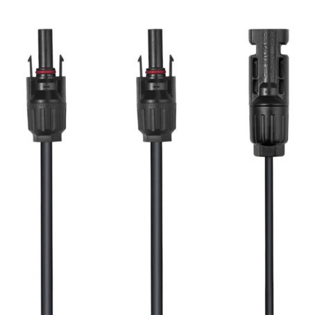 Kabel EcoFlow do połączenia równoległego paneli fotowoltaicznych MC4 30cm - obrazek 3