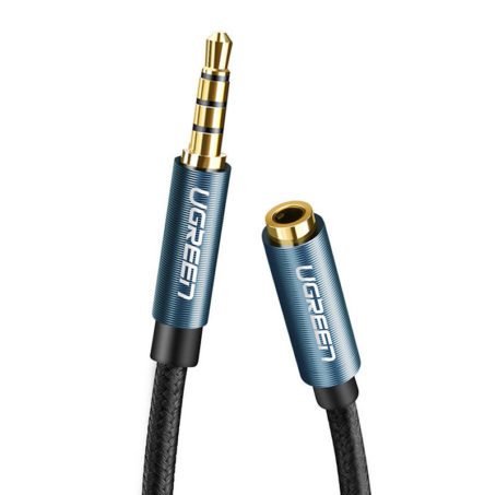 UGREEN AV118 Przedłużacz audio AUX jack 3,5 mm, 2m (czarny) - obrazek 3