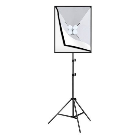 Zestaw studyjny Puluz Softbox LED 50x70cm, statyw, żarówki LED 4 szt PU5071EU