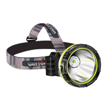Latarka czołowa Warsun ET60, 300lm, 1×18650, M-USB
