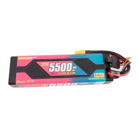 Akumulator Gens ace Advanced 5500mAh 7.6V 100C 2S1P HardCase Lipo z konektorem XT60