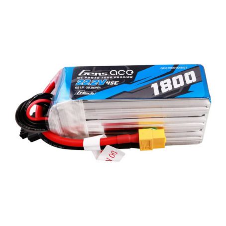 Akumulator Gens ace G-Tech 1800mAh 22.2V 45C 6S1P Lipo z konektorem XT60 Plug