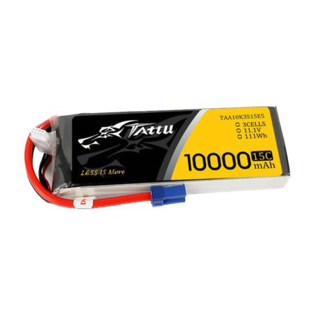 Akumulator Tattu 11.1V 15C 3S 10000mAh Lipo z konektorem EC5