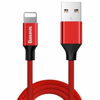 Kabel Baseus Yiven CALYW-A09 (USB 2.0 – Lightning ; 1,8m; kolor czerwony)