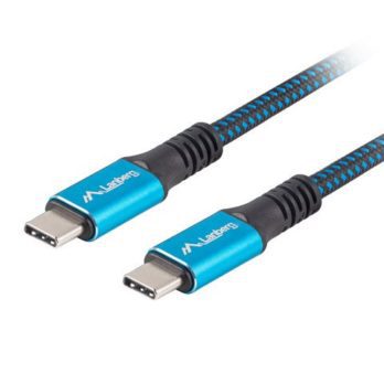 LANBERG KABEL USB-C M/M 4.0 0.5M 100W 8K 30HZ CA-CMCM-45CU-0005-BK