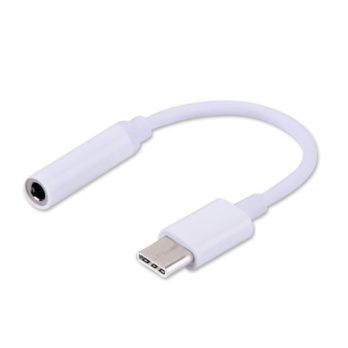 Adapter SAVIO AK-35 (Gniazdo typ C – Jack stereo 3,5 mm ; 0,12m; kolor biały)