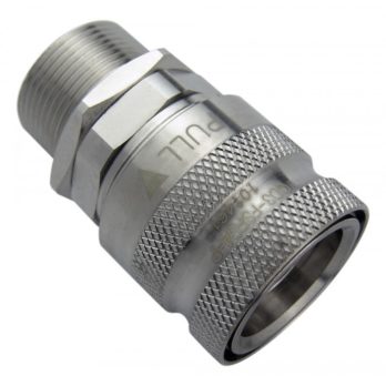 Koolance QD3 Quick Release z grodzią prostą żeńską na G1/4 Inch F – nierozlewający, srebrny