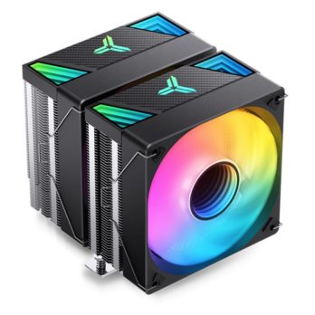 Jonsbo CR-3000 Chłodzenie procesora Dual Tower, ARGB – 2x 120 mm, czarne