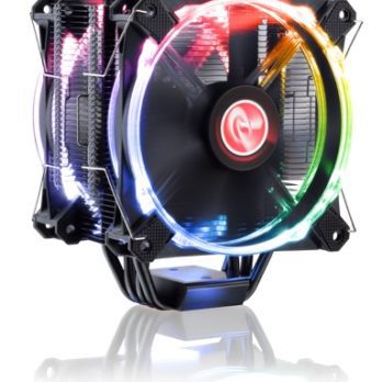 RAIJINTEK LETO PRO RGB Procesor Chłodnica powietrza 12 cm Czarny 1 szt.