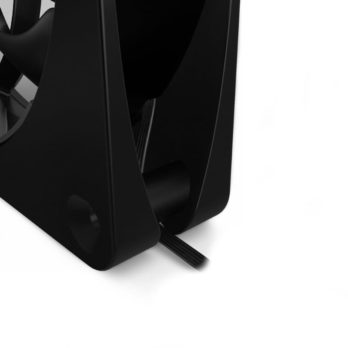 Alphacool Apex Stealth Metall Obudowa komputera Wentylator 12 cm Czarny 1 szt.