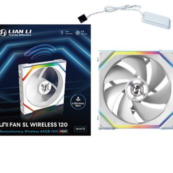 Lian Li UNI FAN SL Wireless 120 Obudowa komputera Wentylator 12 cm Biały 1 szt.