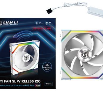 Lian Li UNI FAN SL Wireless 120 Reverse Blade Obudowa komputera Wentylator 12 cm Biały 1 szt.