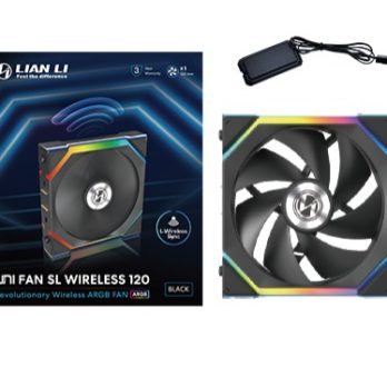 Lian Li UNI FAN SL Wireless 120 Obudowa komputera Wentylator 12 cm Czarny 1 szt.