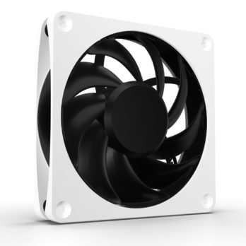 Alphacool Apex Stealth Metall Obudowa komputera Wentylator 12 cm Biały 1 szt.