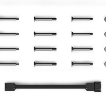 Alphacool Apex Stealth Metall Obudowa komputera Wentylator 12 cm Czarny 1 szt.