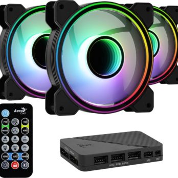 Wentylator + Hub AEROCOOL PGS MIRAGE 12 ARGB PRO (3×120)