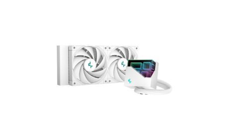 DeepCool LT520 WH Procesor Chłodnica cieczy all-in-one 12 cm Biały 1 szt.