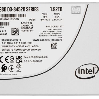 Dysk SSD Solidigm (Intel) S4520 1.92TB SATA 2.5″ SSDSC2KB019TZ01 (DWPD up to 3)