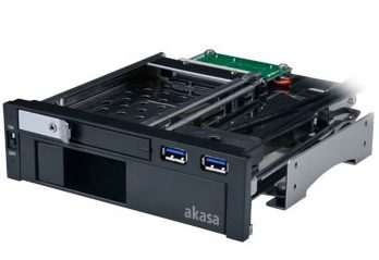 Akasa AK-IEN-01 panel drive bay 2,5/3,5″ Czarny