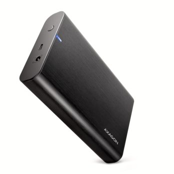 Axagon EE35-A6C obudowa do dysków twardych Obudowa HDD Czarny 3.5″
