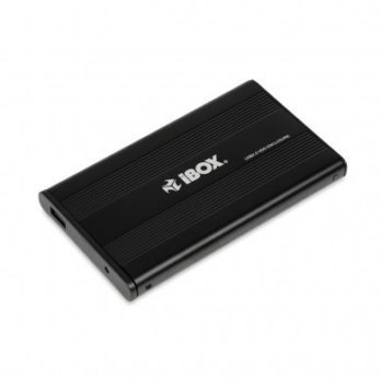 Obudowa IBOX HD-01 ZEW. 2,5″ USB 2.0 IEU2F01 (2.5″; USB 2.0; Aluminium; kolor czarny)