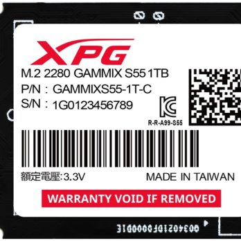 ADATA SSD GAMMIX S55 1TB Gen 4×4 2230
