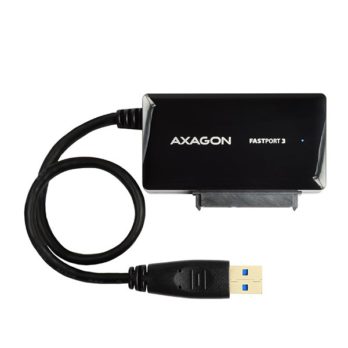 AXAGON ADSA-FP3 FASTPort3 Adapter, USB3.0, HDD/SSD/ODD, SATA 6G – zasilacz sieciowy