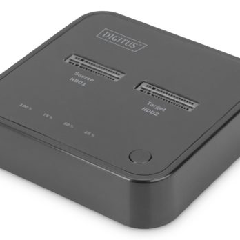 DIGITUS STACJA DOKUJĄCA DO SSD M.2 NVME Z FUNKCJĄ KLONOWANIA OFFLINE, USB-C, CZARNA DA-71545