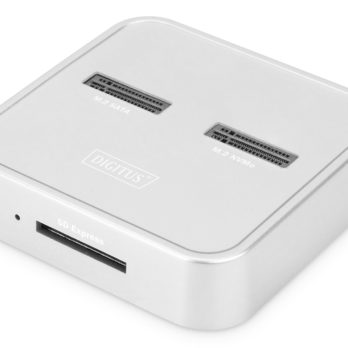 DIGITUS STACJA DOKUJĄCA DO SSD M.2 NVME + M.2 SATA Z CZYTNIKIEM KART SD EXPRESS, USB-C DA-71546