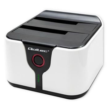 QOLTEC STACJA DOKUJĄCA DO DYSKÓW HDD SSD 2.5″ 3.5″ | SATA III | USB 3.0 | SUPER SPEED 5GB/S | Z FUNKCJĄ KLONOWANIA OFFLINE