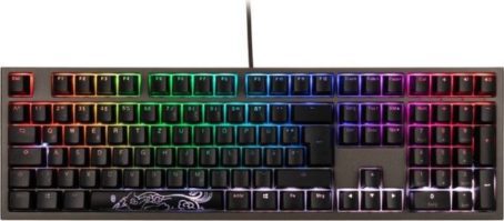 Ducky Shine 7 klawiatura Gaming USB Niemiecki Czarny, Szary