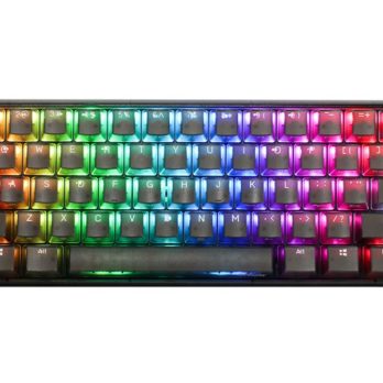 Ducky One 3 Aura Mini MX Speed US klawiatura Gaming USB QWERTY Amerykański międzynarodowy Czarny