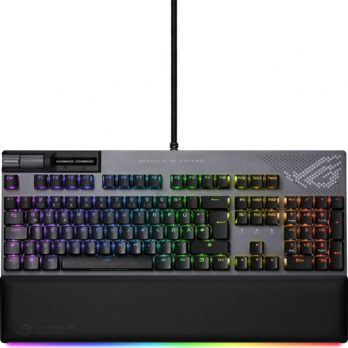ASUS ROG Strix Flare II Animate klawiatura Gaming USB QWERTZ Niemiecki Czarny