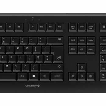 CHERRY DW 3000 klawiatura Dołączona myszka Dom/Biuro RF Wireless QWERTY British English Czarny