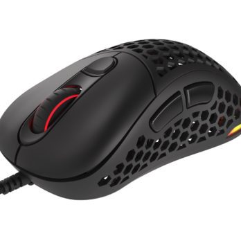 Mysz dla graczy Genesis Xenon 800 lekka 16000 DPI PMW3389 RGB Czarna gamingowa