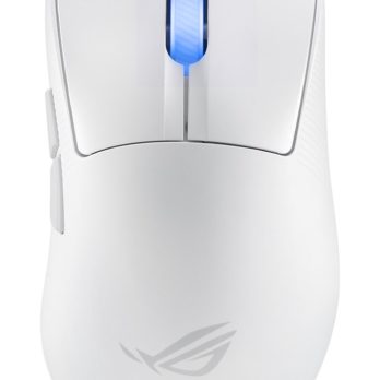ASUS ROG Keris II Ace Wireless AimPoint White myszka Gaming Po prawej stronie RF Wireless + Bluetooth + USB Type-A Optyczny 42000 DPI