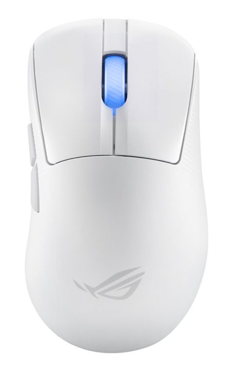 ASUS ROG Keris II Ace Wireless AimPoint White myszka Gaming Po prawej stronie RF Wireless + Bluetooth + USB Type-A Optyczny 42000 DPI