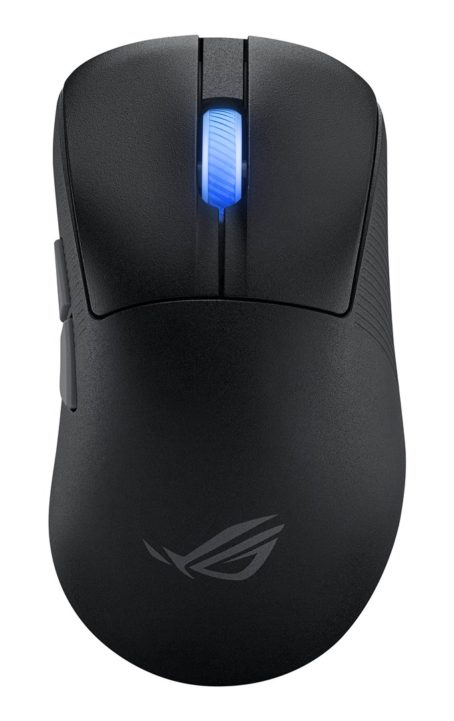 ASUS ROG Keris II Ace Wireless AimPoint Black myszka Gaming Po prawej stronie RF Wireless + Bluetooth + USB Type-A Optyczny 42000 DPI